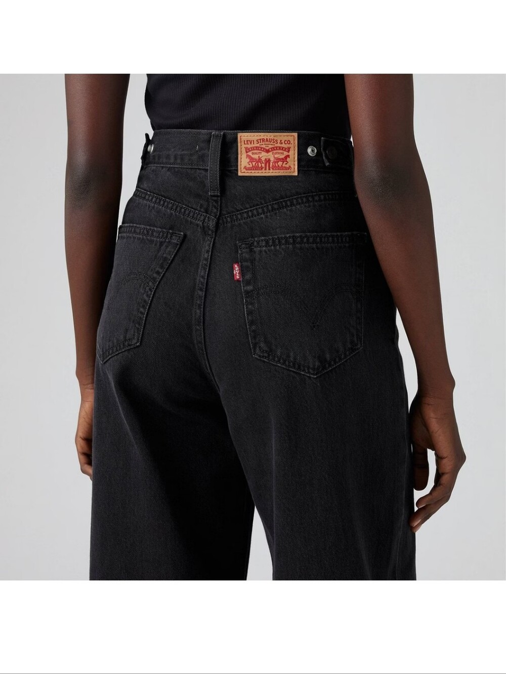 Levis Cinch Baggy Washed Black Size 32 G099 - Picture 10 of 10